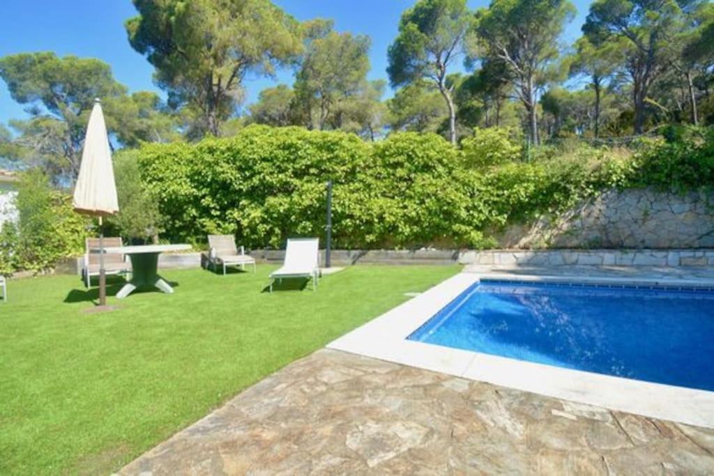 Villa En Platja De Aro With Pool 450M From The Beach Platja d'Aro Bagian luar foto
